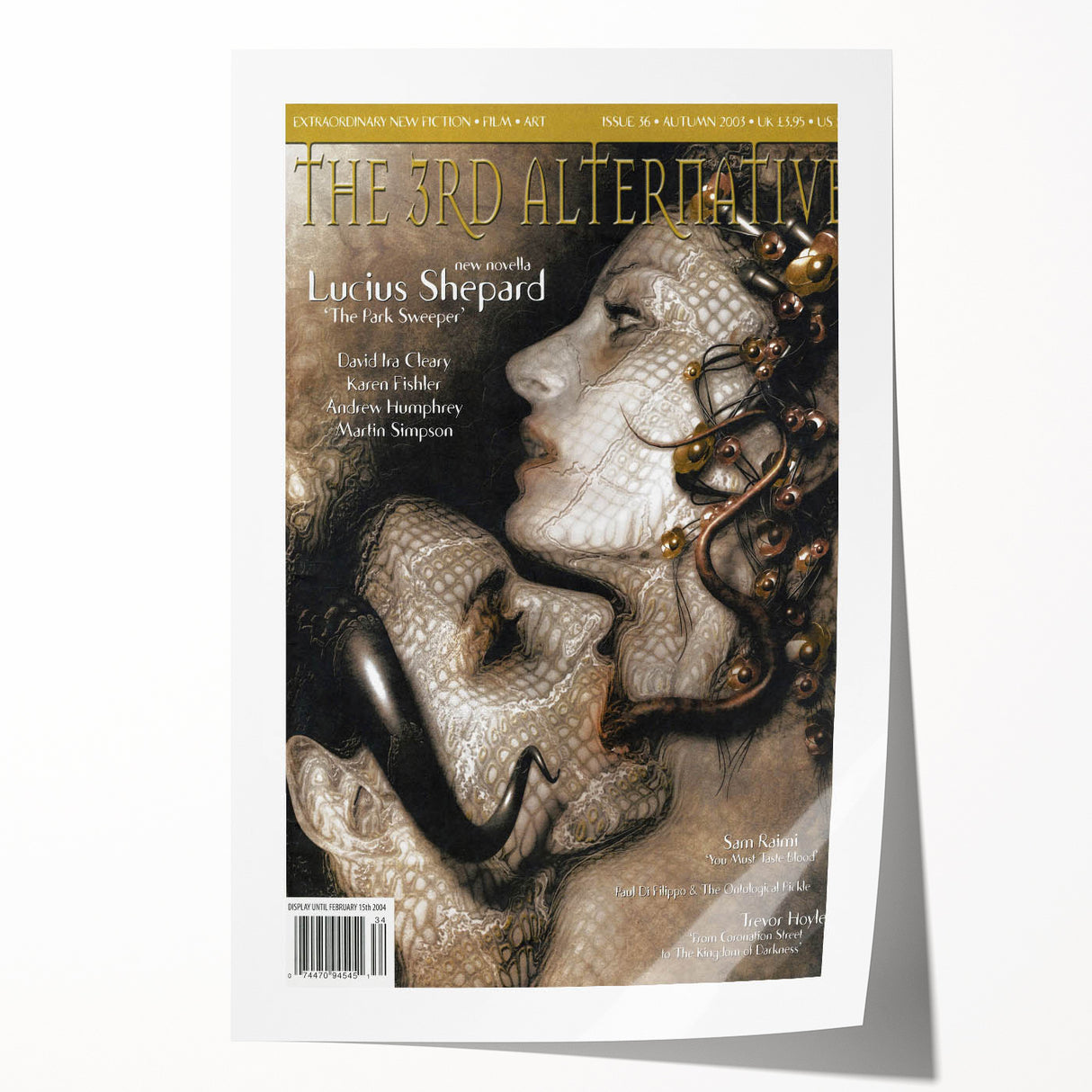 Vintage Magazine Cover Art – Retro 3rd Alternative Magazine Print