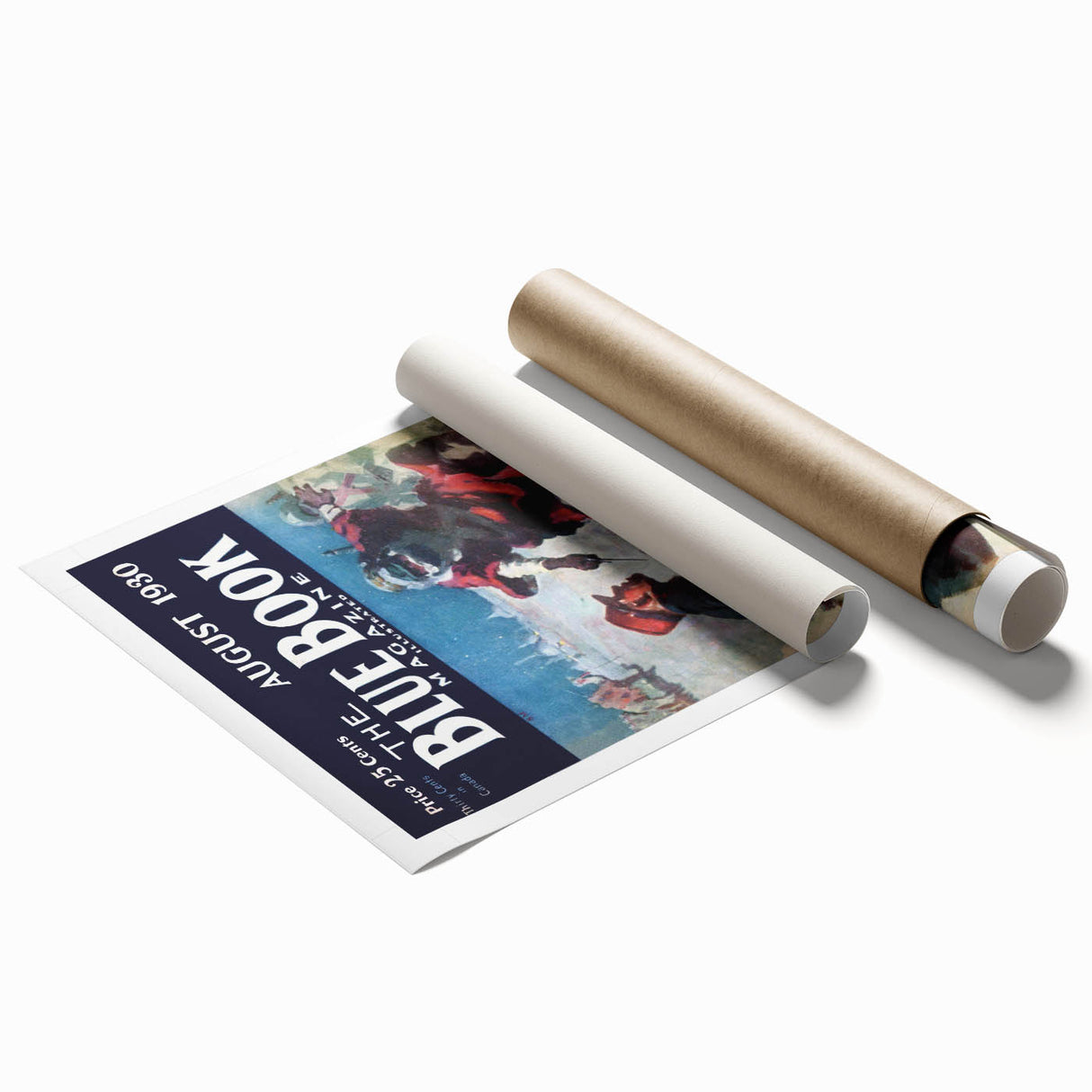 Vintage Magazine Cover Art – A Fighting Man of Mars Retro Print