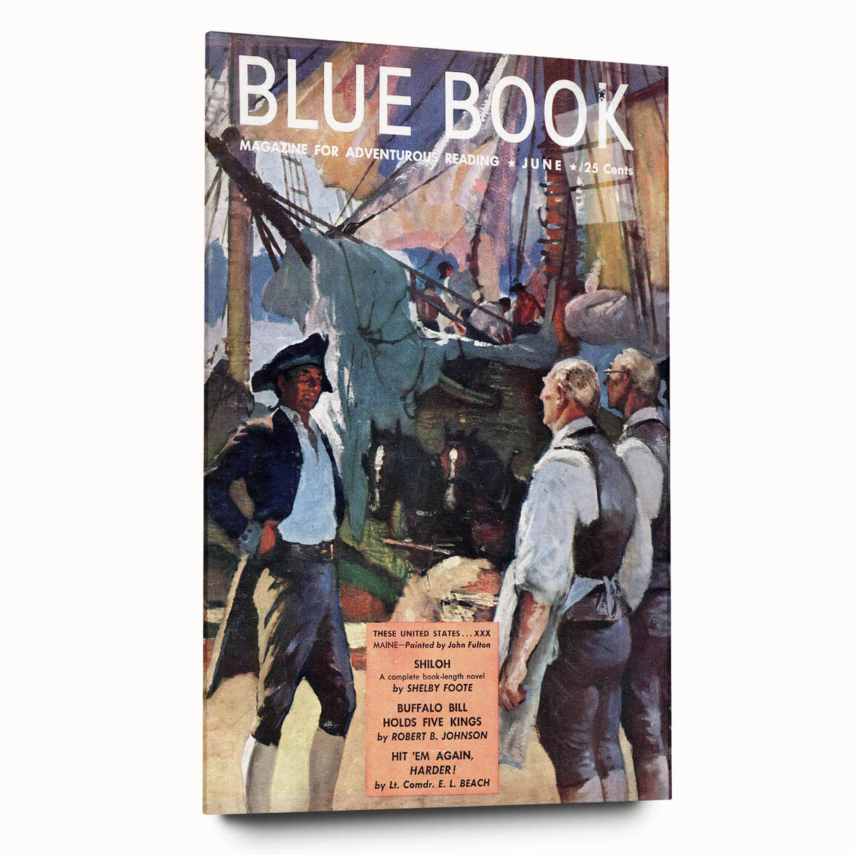 Vintage Magazine Cover Art – Maine by John Fulton Retro Print