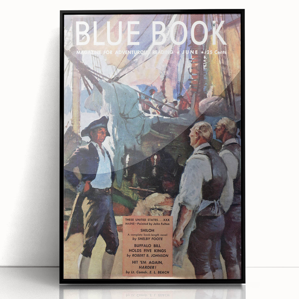 Vintage Magazine Cover Art – Maine by John Fulton Retro Print