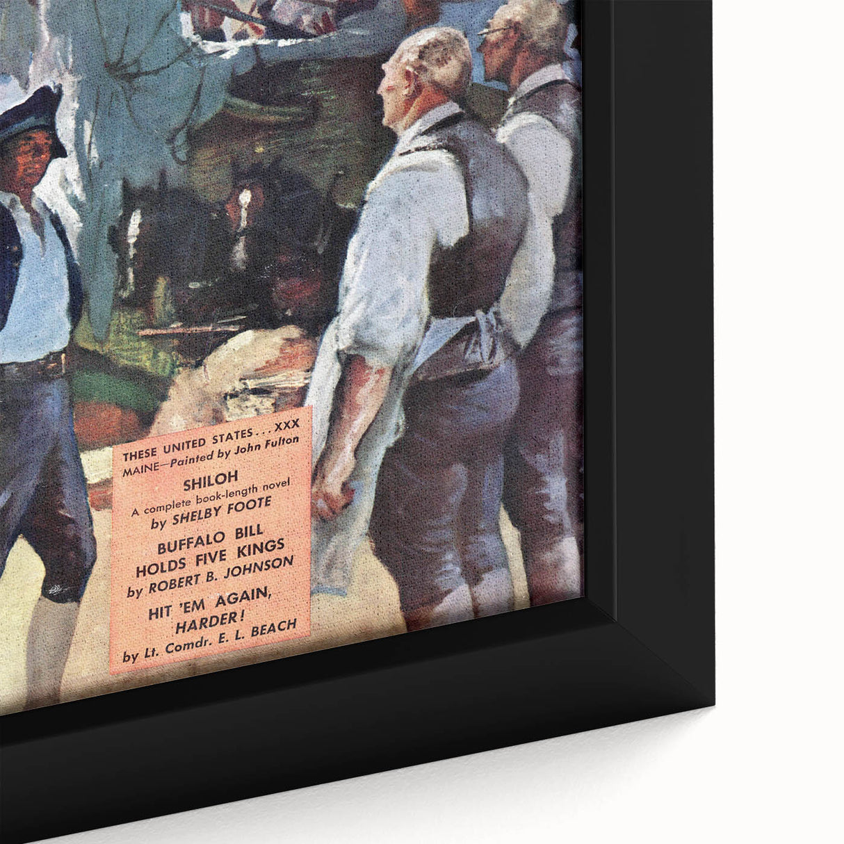 Vintage Magazine Cover Art – Maine by John Fulton Retro Print