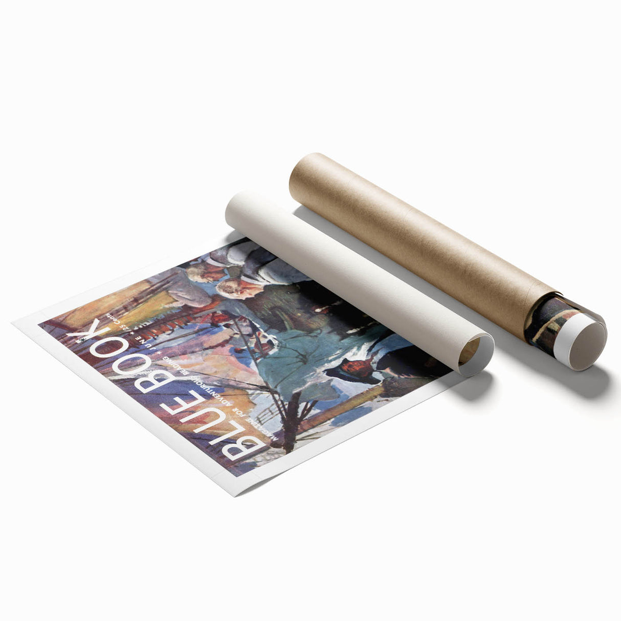 Vintage Magazine Cover Art – Maine by John Fulton Retro Print