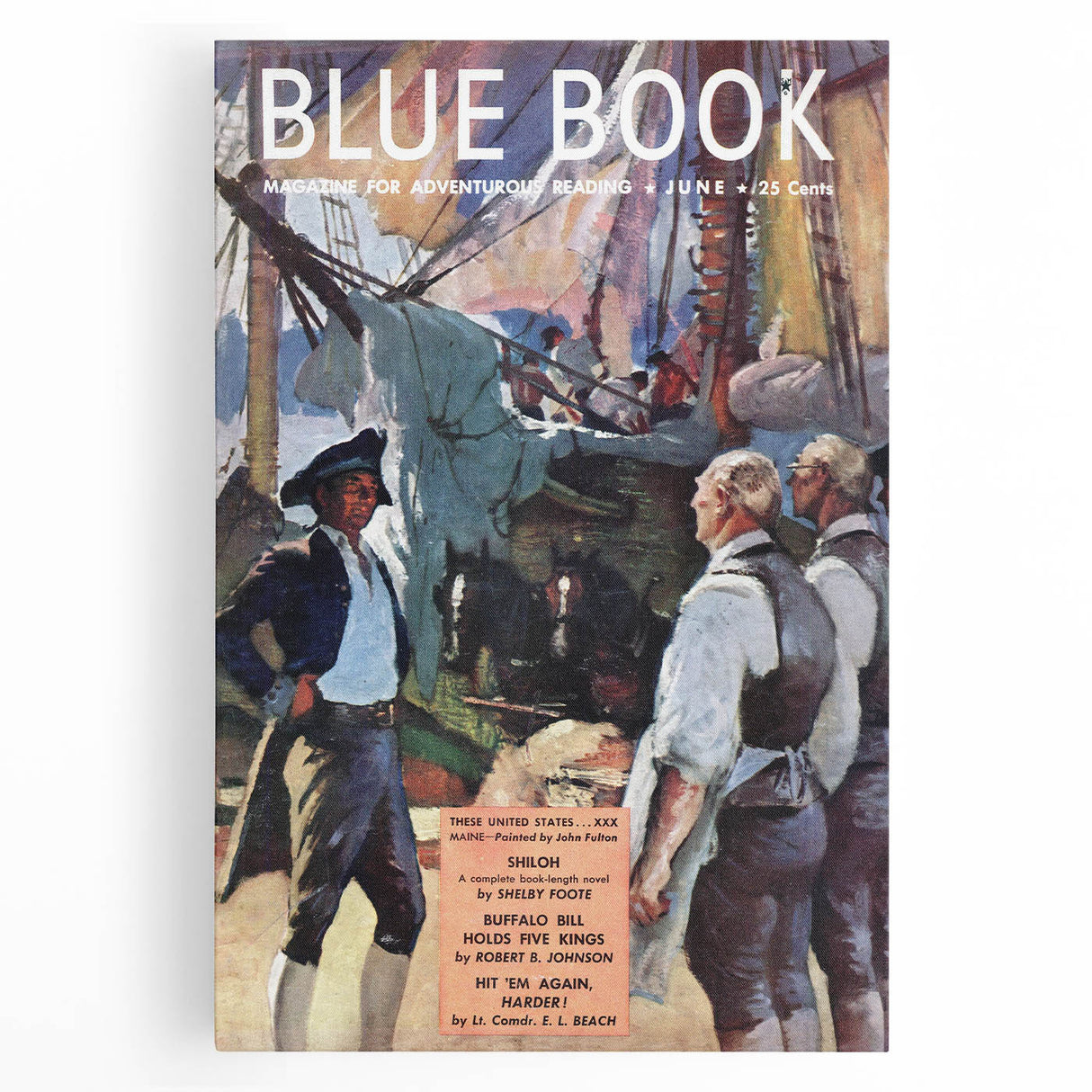 Vintage Magazine Cover Art – Maine by John Fulton Retro Print