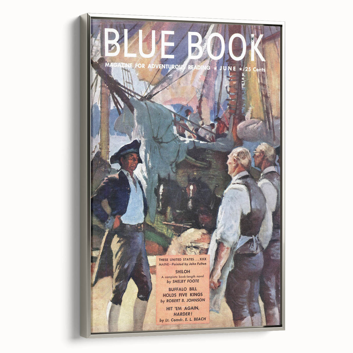 Vintage Magazine Cover Art – Maine by John Fulton Retro Print