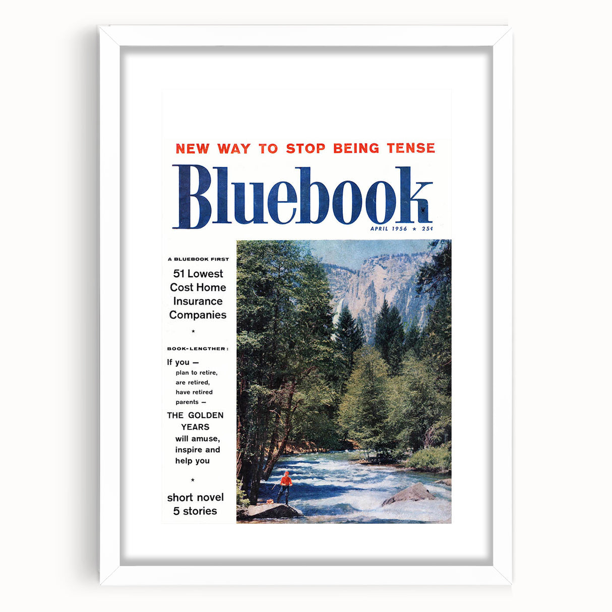 Vintage Magazine Cover Art – The Golden Years Retro Print