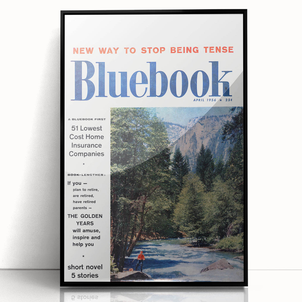 Vintage Magazine Cover Art – The Golden Years Retro Print