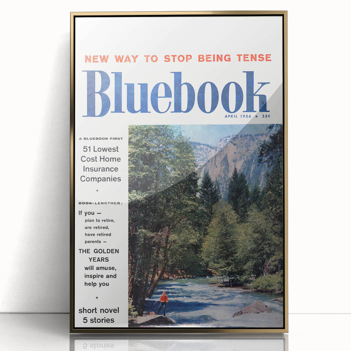 Vintage Magazine Cover Art – The Golden Years Retro Print