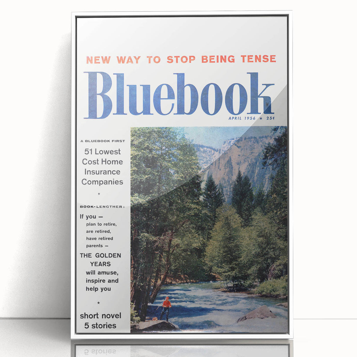 Vintage Magazine Cover Art – The Golden Years Retro Print