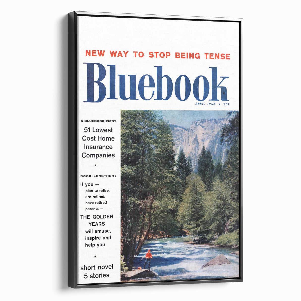 Vintage Magazine Cover Art – The Golden Years Retro Print