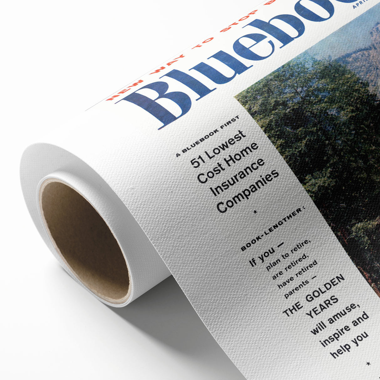 Vintage Magazine Cover Art – The Golden Years Retro Print