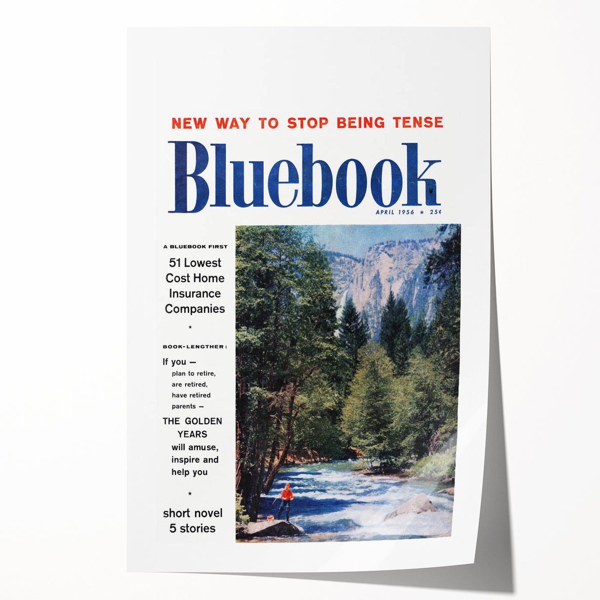 Vintage Magazine Cover Art – The Golden Years Retro Print