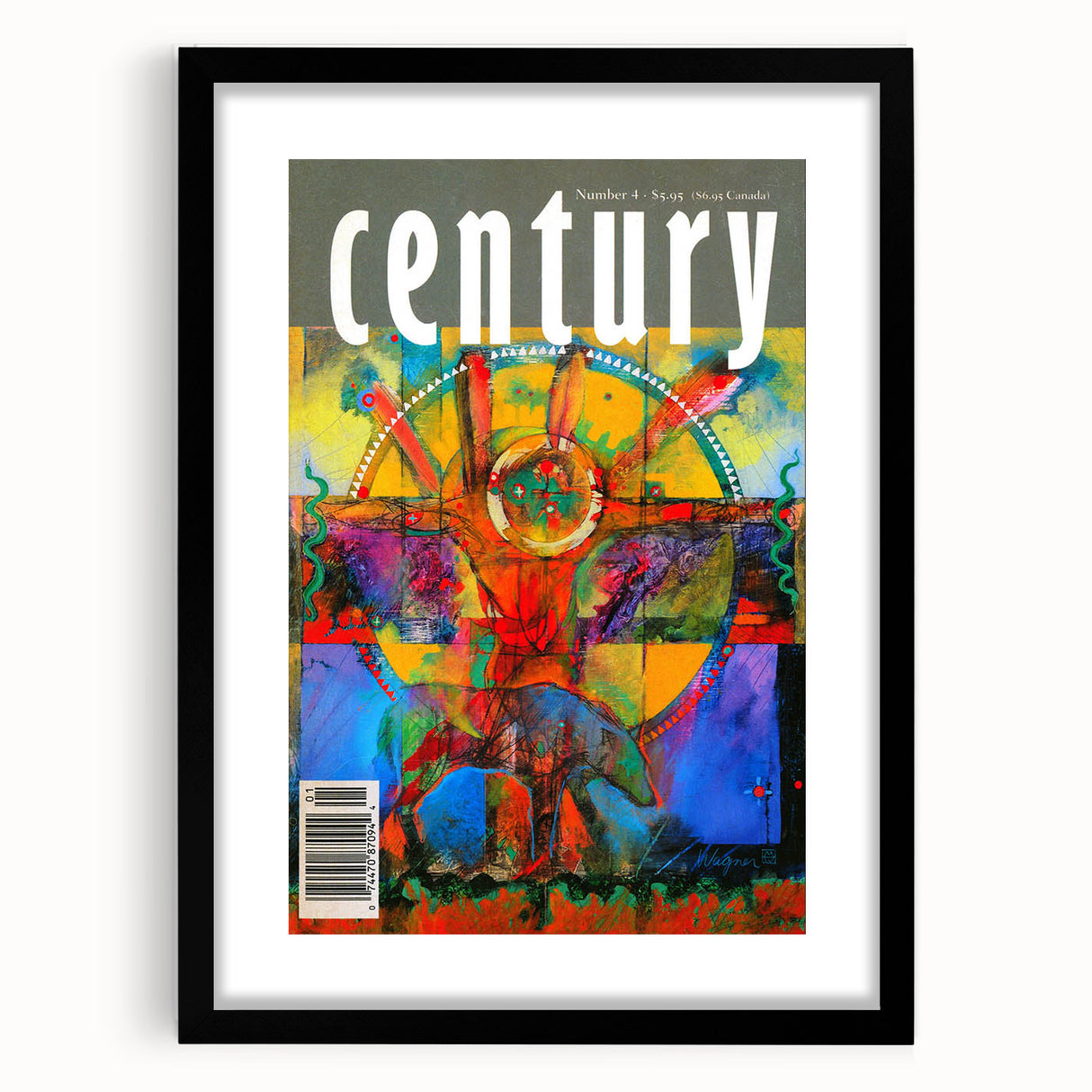 Vintage Magazine Cover Art – Century Collection Retro Print