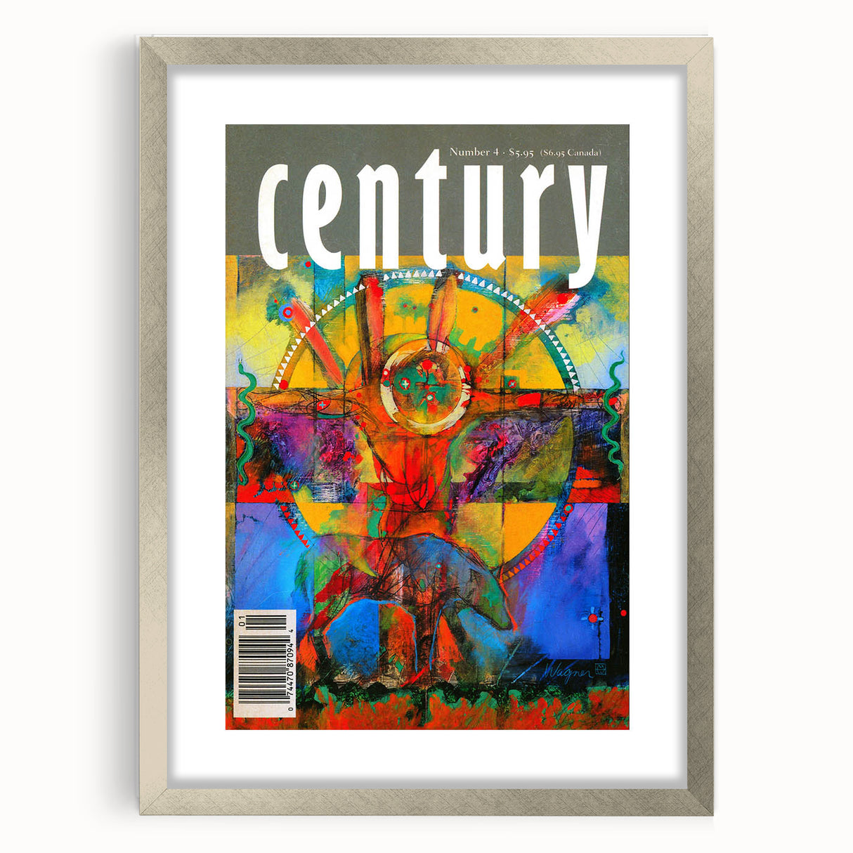 Vintage Magazine Cover Art – Century Collection Retro Print