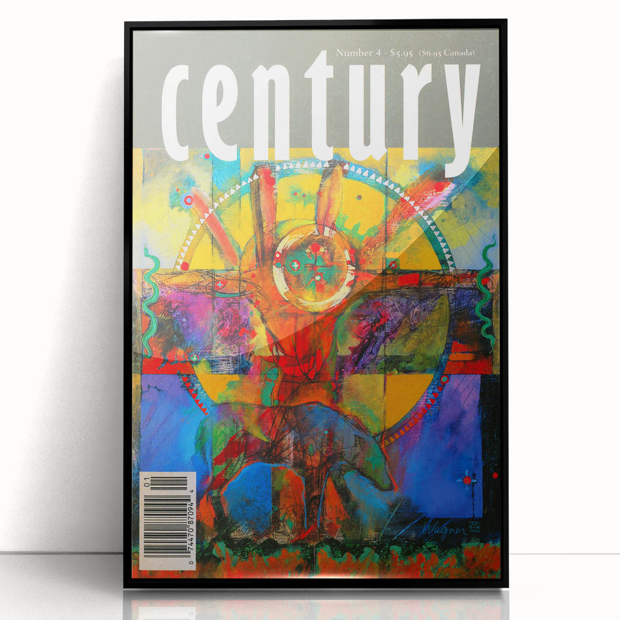 Vintage Magazine Cover Art – Century Collection Retro Print