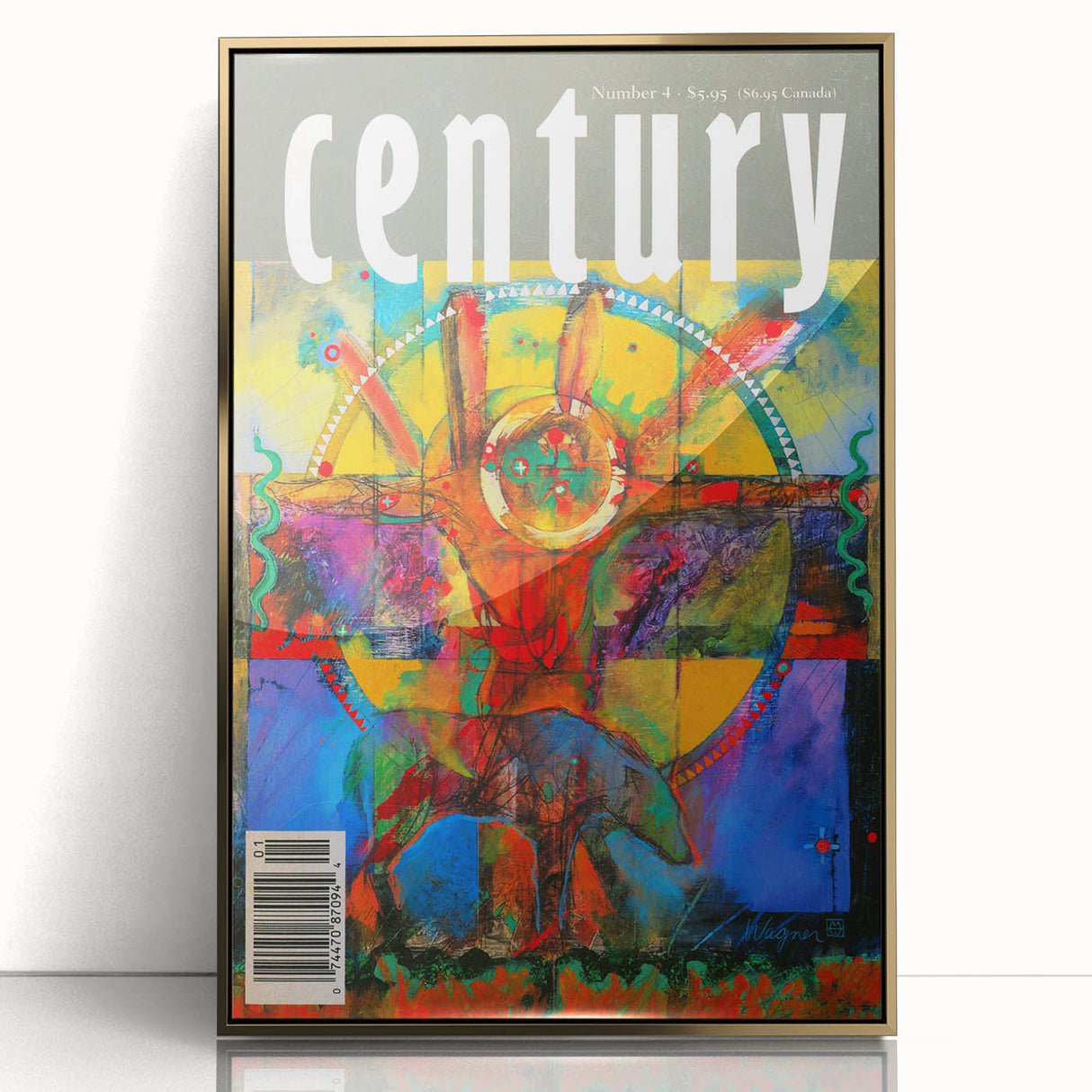 Vintage Magazine Cover Art – Century Collection Retro Print