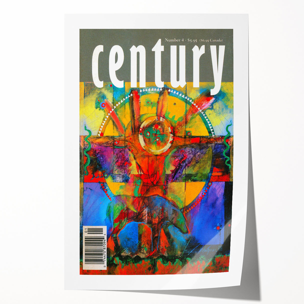 Vintage Magazine Cover Art – Century Collection Retro Print