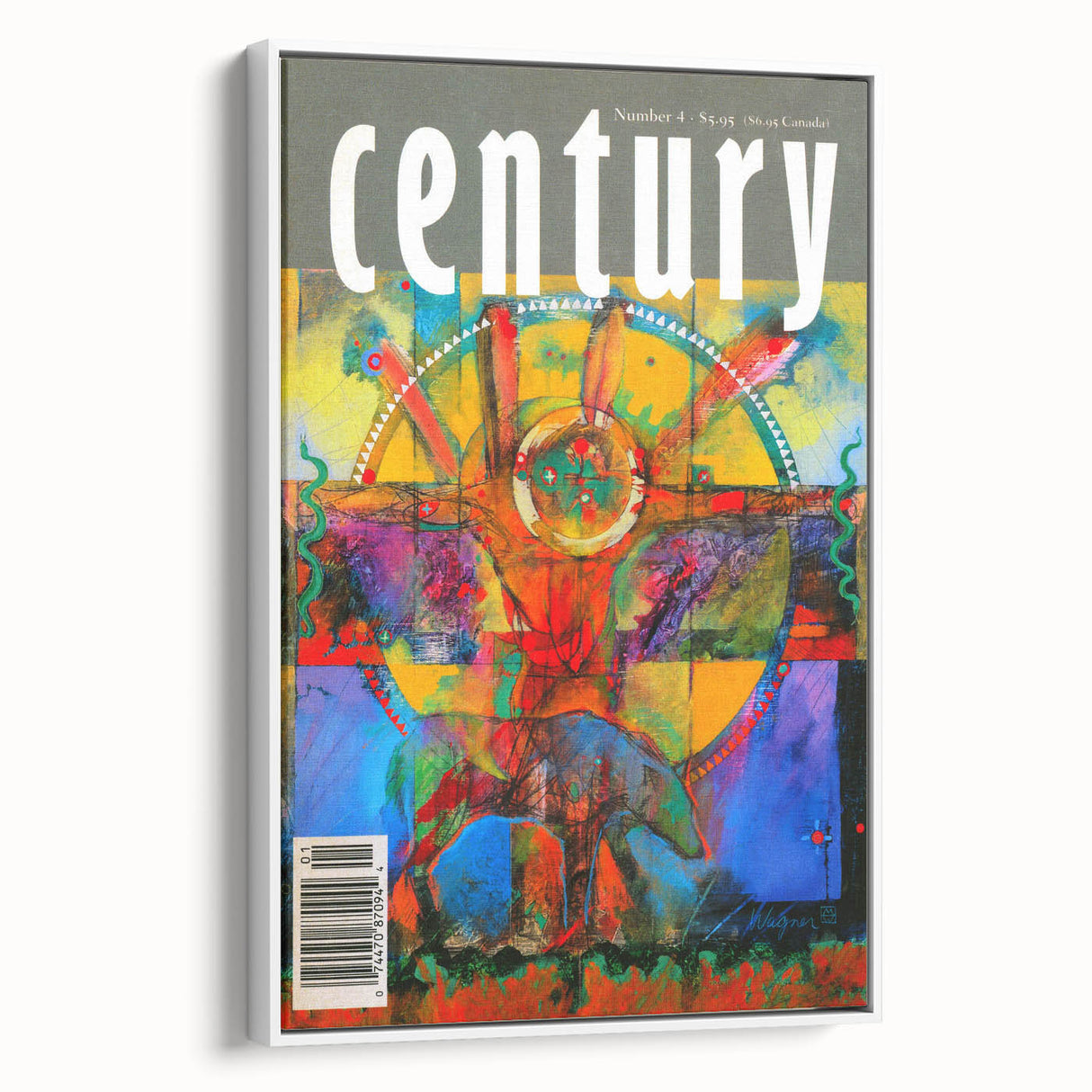 Vintage Magazine Cover Art – Century Collection Retro Print