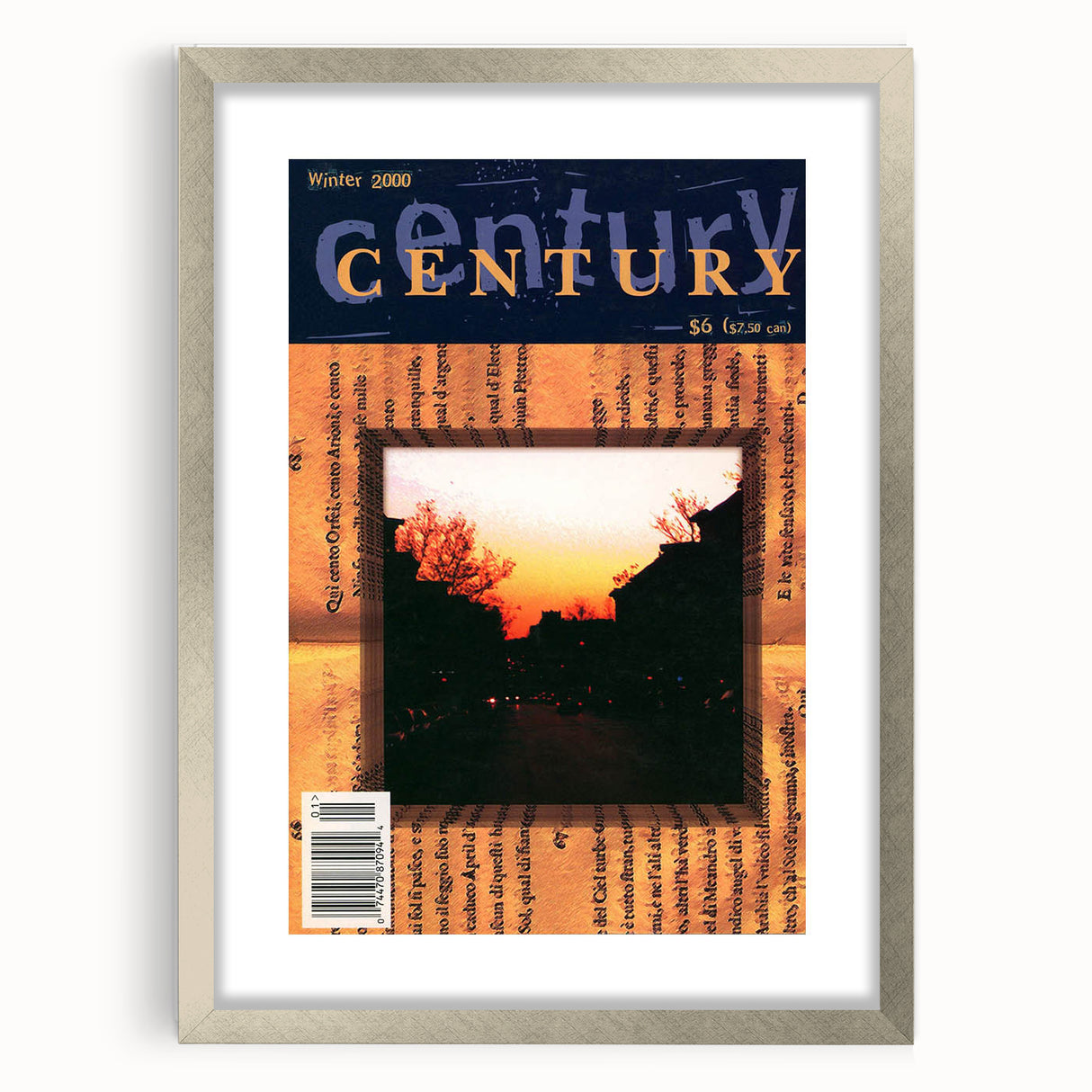 Vintage Magazine Cover Art – Century Collection Retro Print