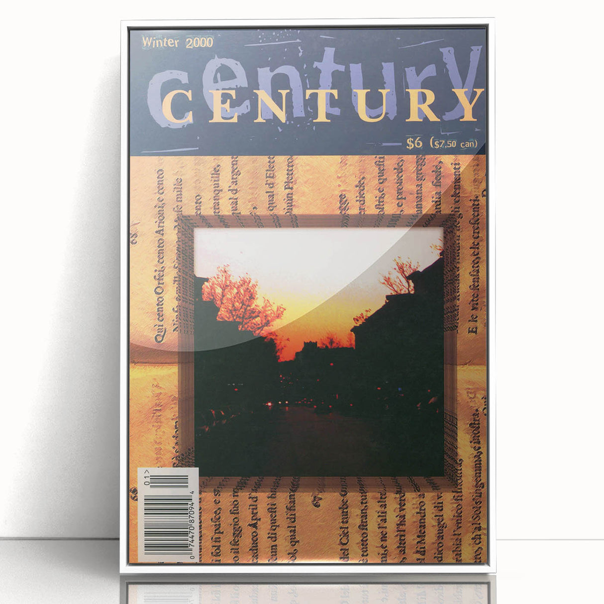 Vintage Magazine Cover Art – Century Collection Retro Print