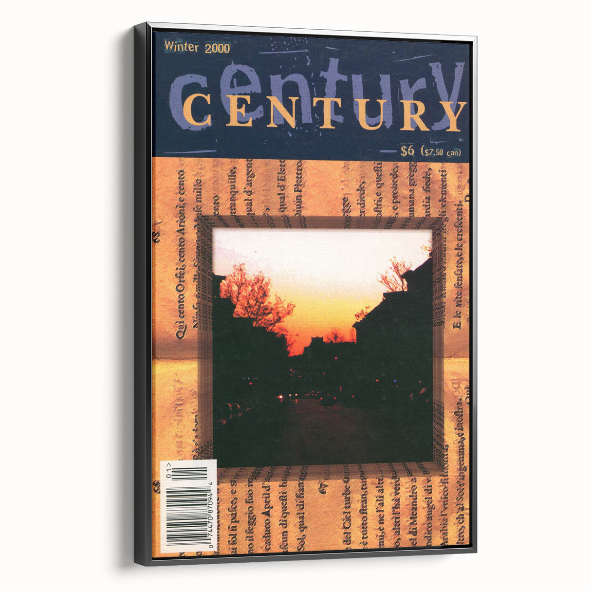 Vintage Magazine Cover Art – Century Collection Retro Print