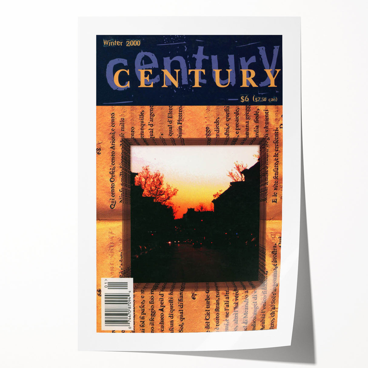Vintage Magazine Cover Art – Century Collection Retro Print