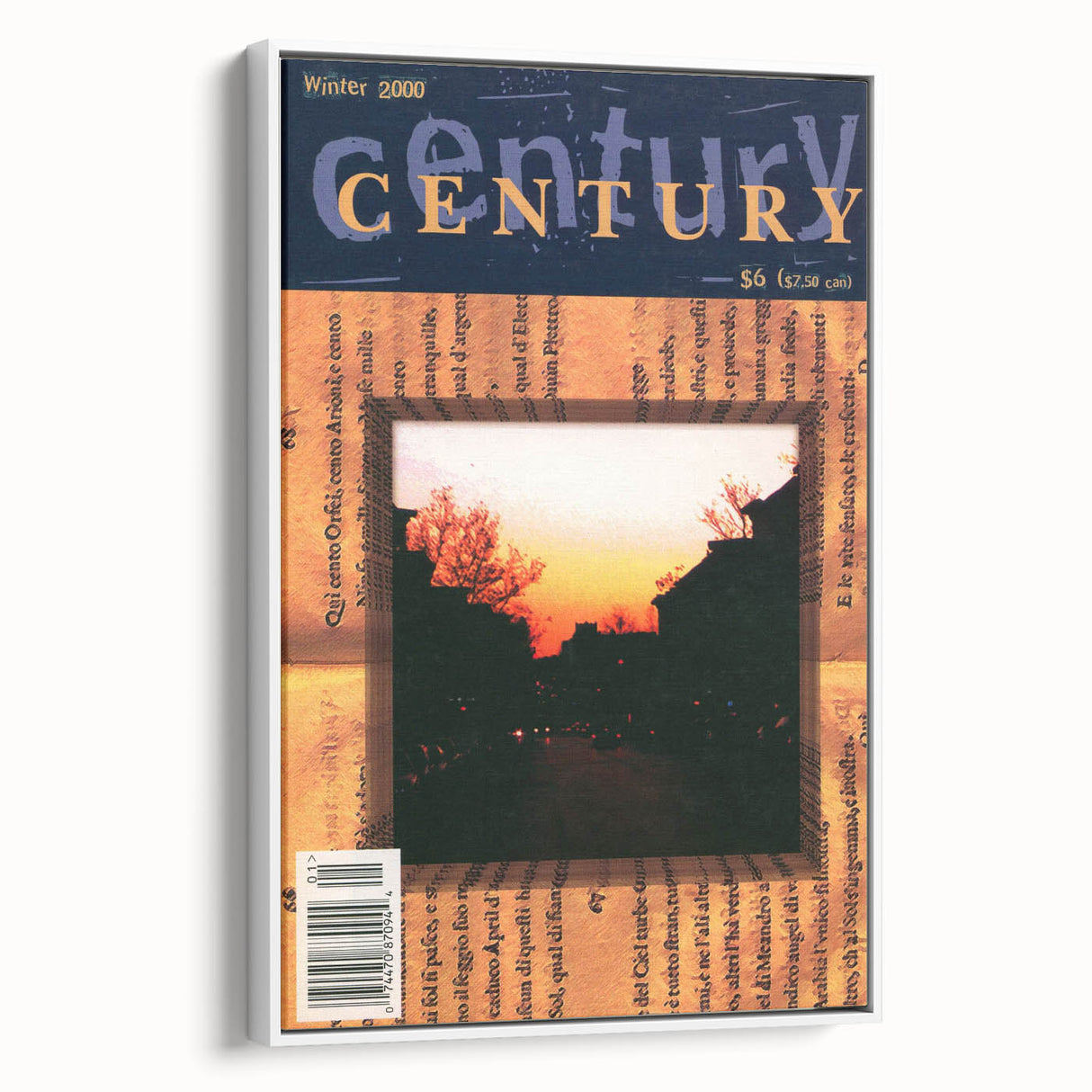Vintage Magazine Cover Art – Century Collection Retro Print