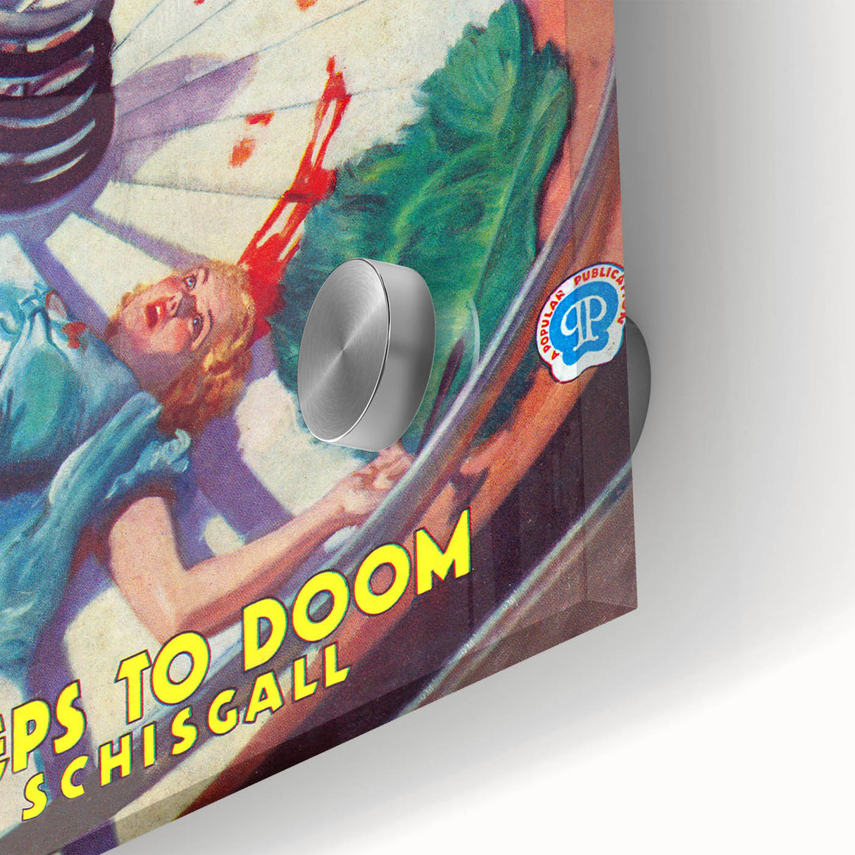 Dime Detective Magazine Cover Art – Classic Retro Detective Wall Decor