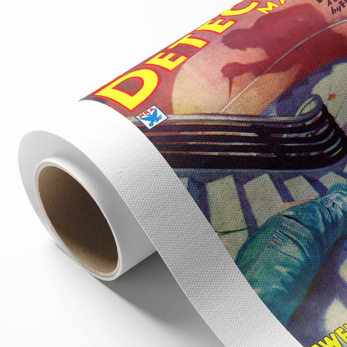 Dime Detective Magazine Cover Art – Classic Retro Detective Wall Decor