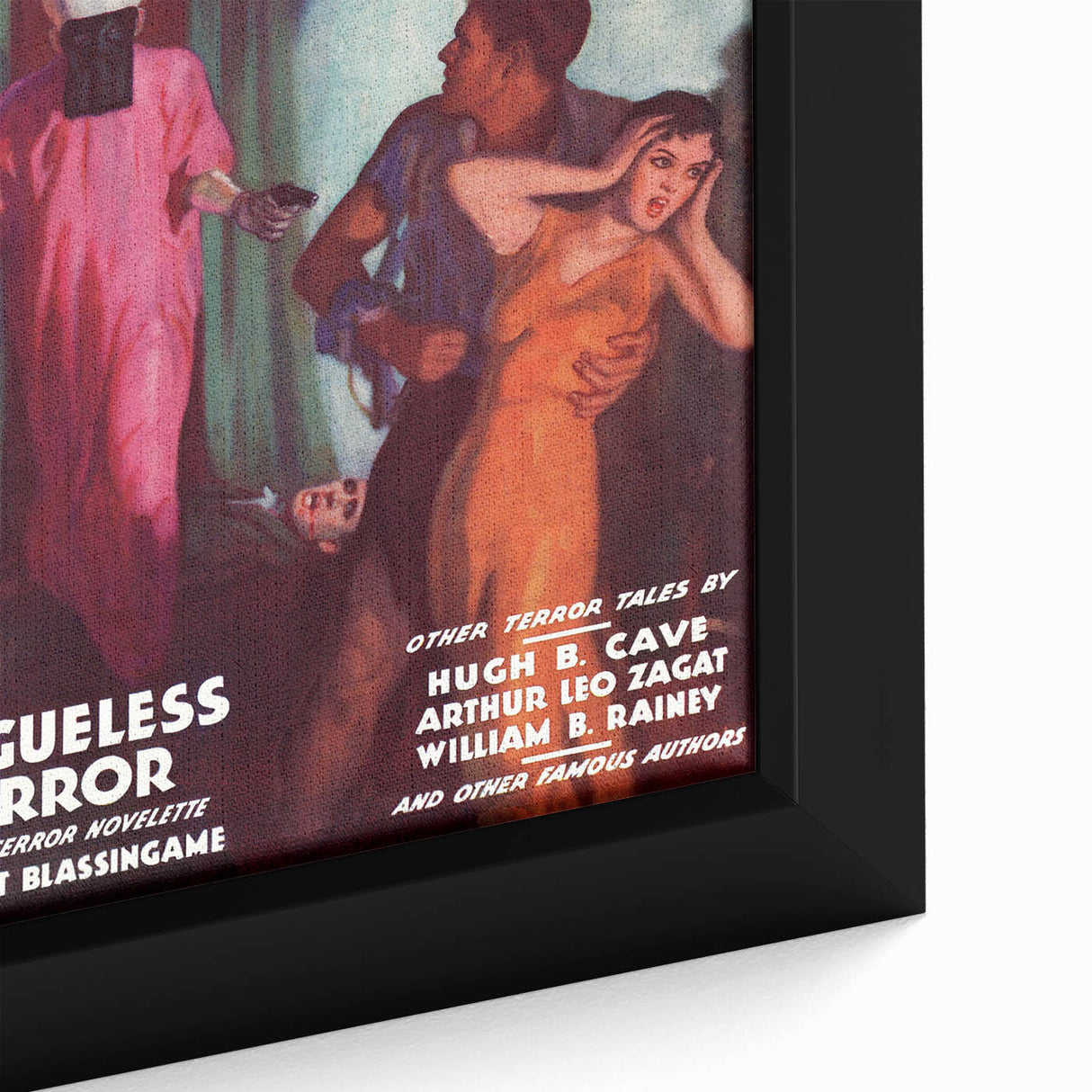 Dime Mystery Magazine Cover Art – Retro Horror Mystery Wall Decor