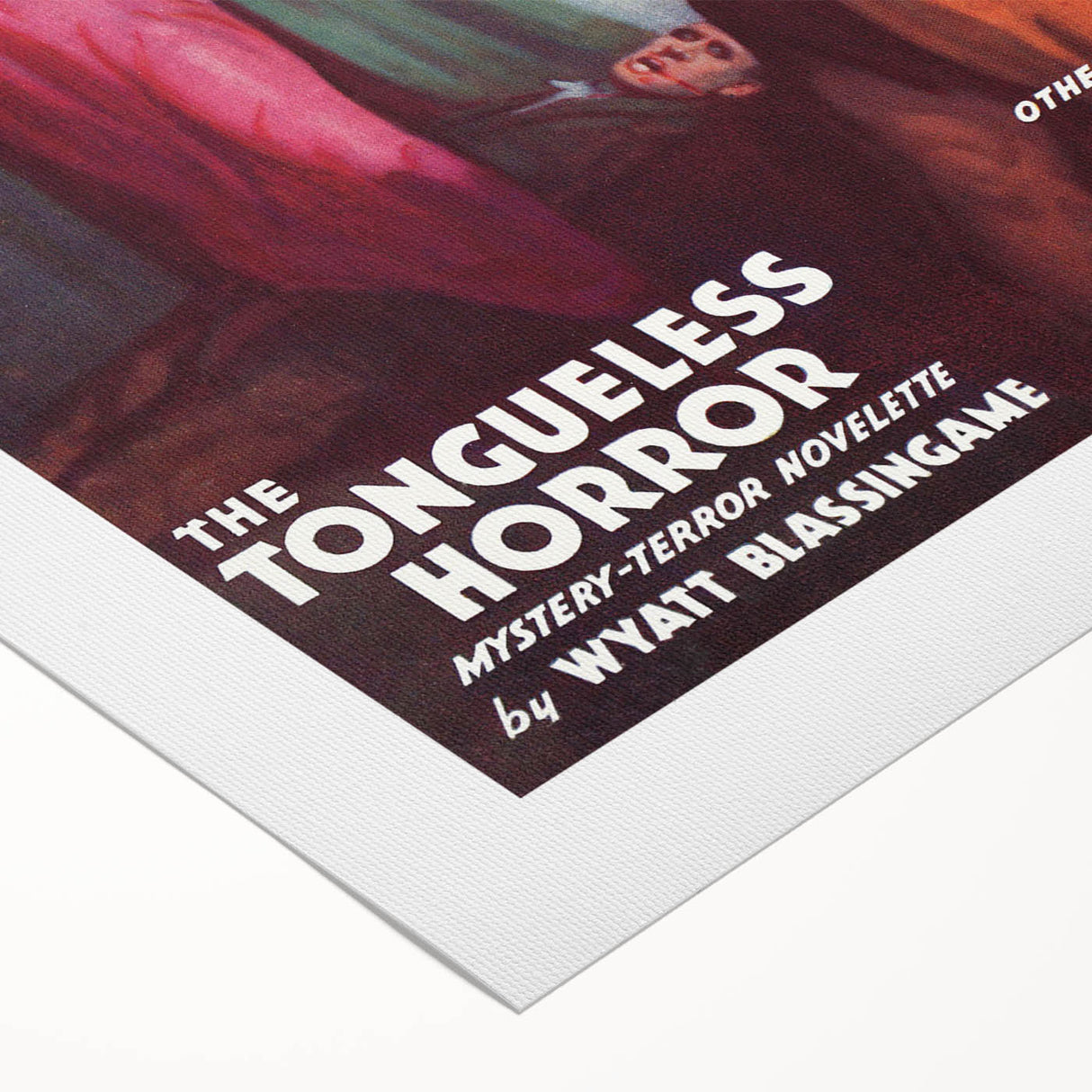 Dime Mystery Magazine Cover Art – Retro Horror Mystery Wall Decor