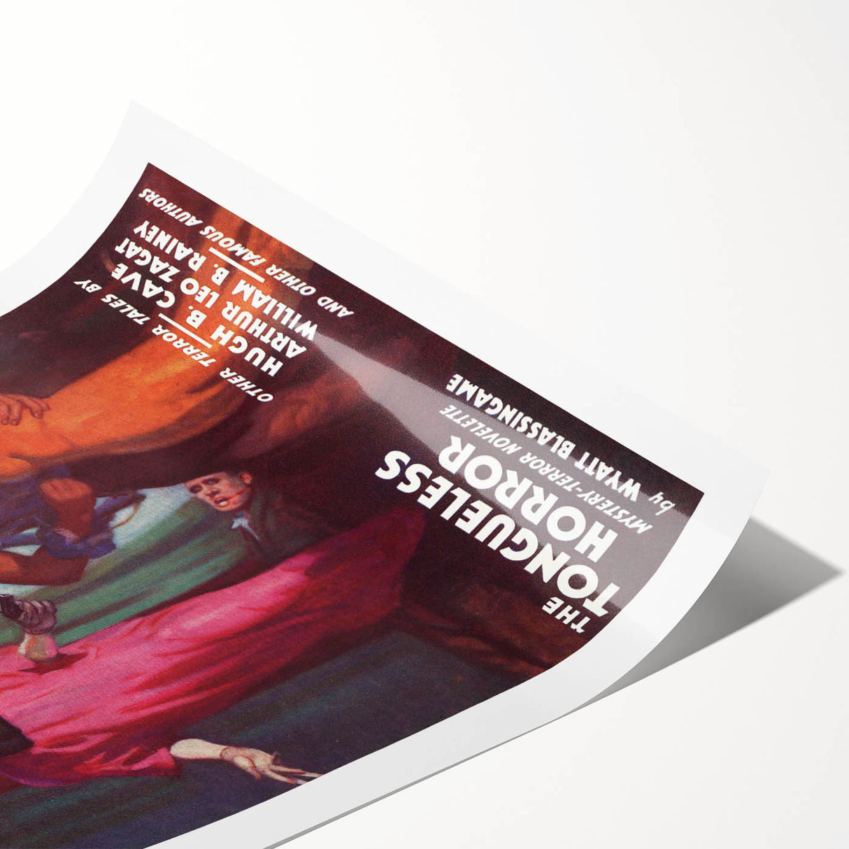 Dime Mystery Magazine Cover Art – Retro Horror Mystery Wall Decor