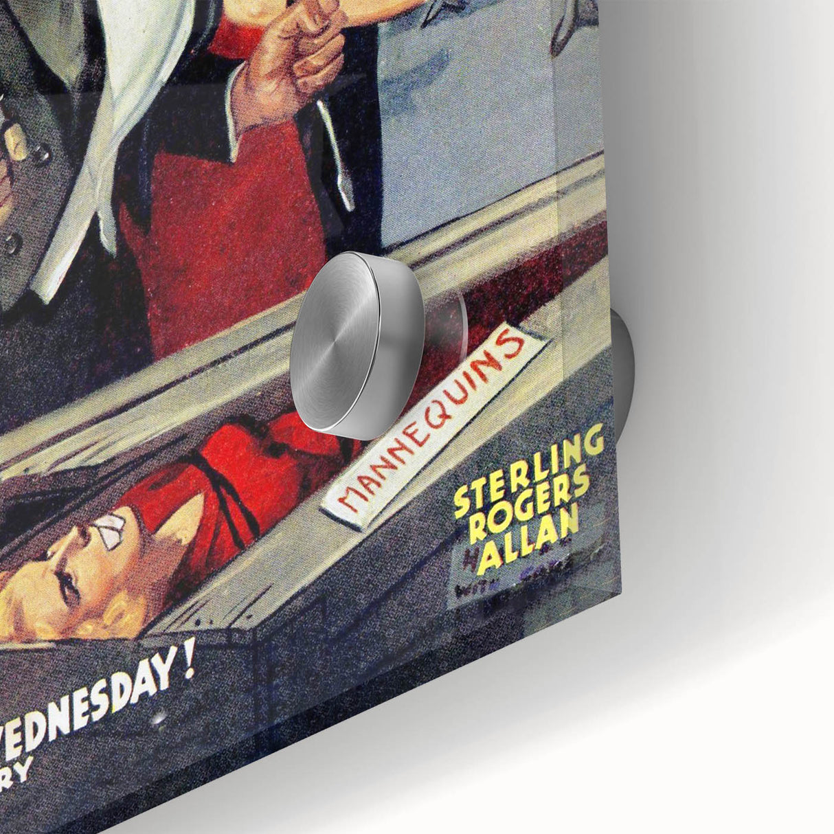 Vintage Magazine Cover Art - Dime Mystery Magazine Retro Print