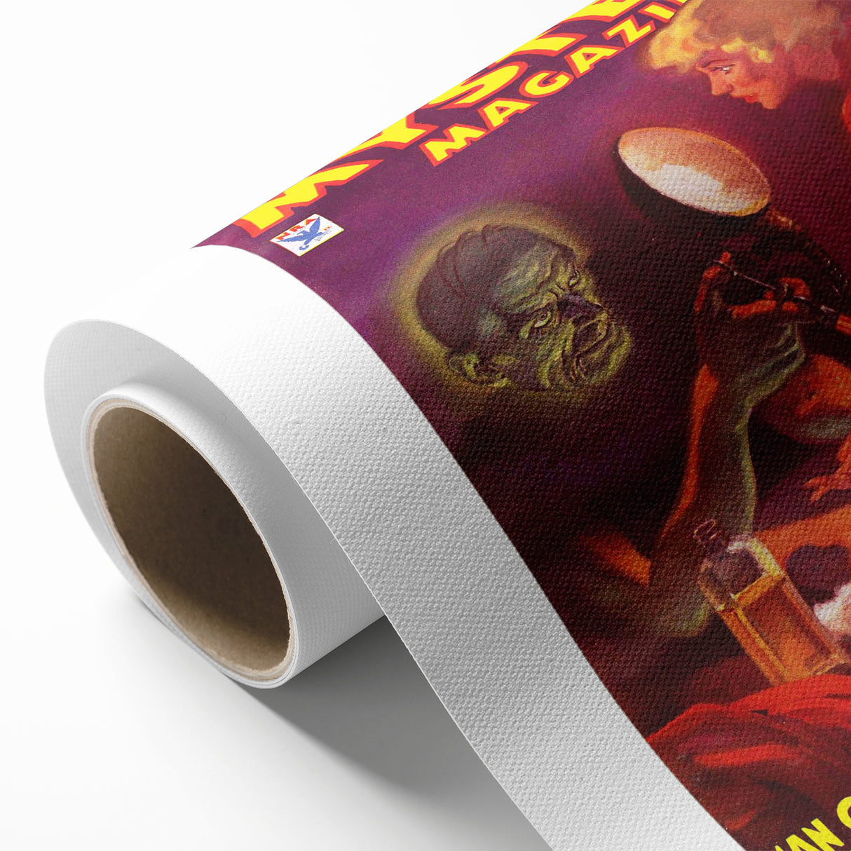 Vintage Magazine Cover Art - Dime Mystery Magazine Retro Print