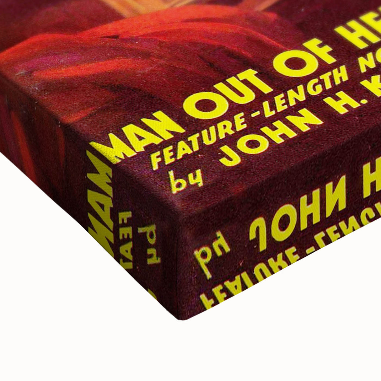 Vintage Magazine Cover Art - Dime Mystery Magazine Retro Print