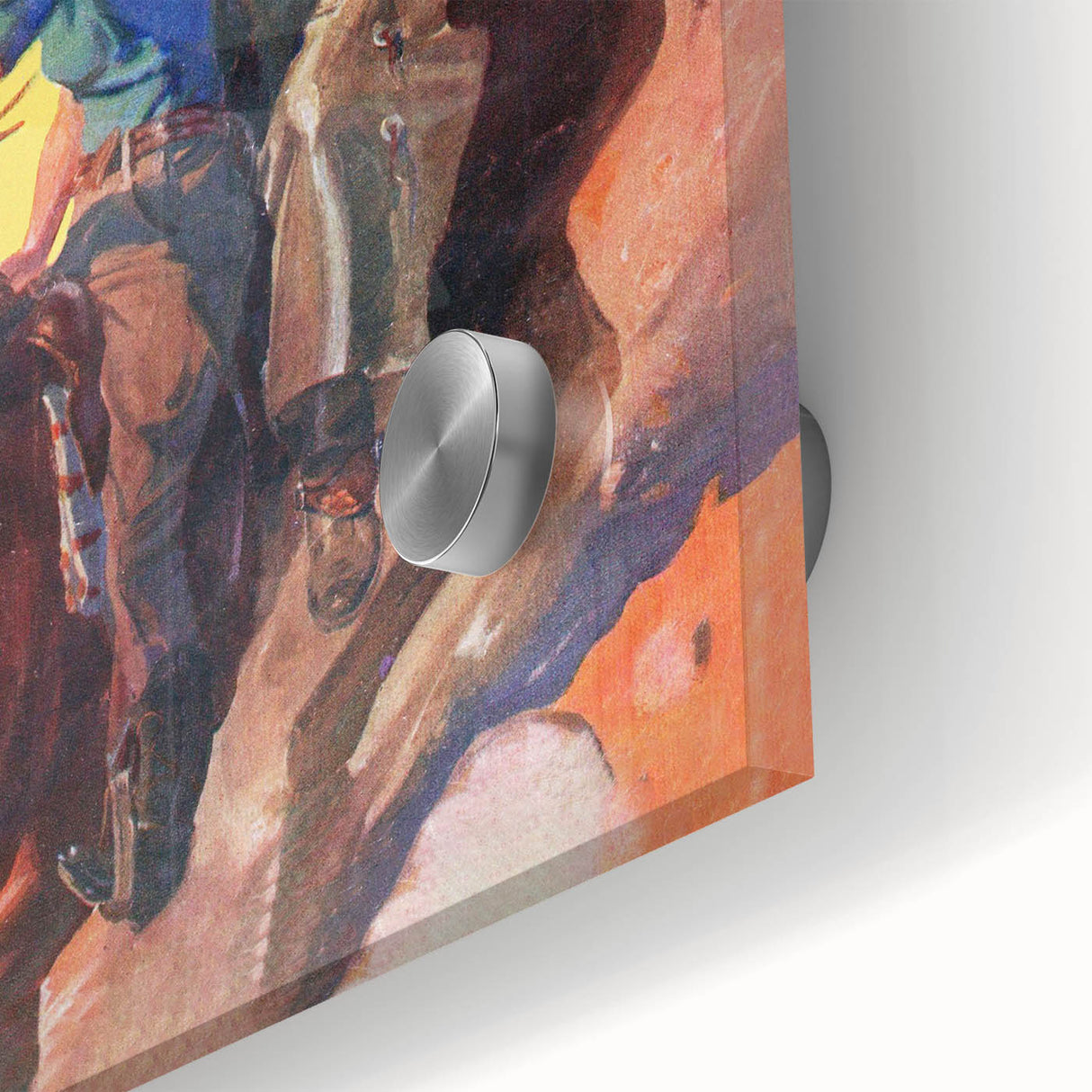 Vintage Magazine Cover Art - Dime Western Magazine Retro Print