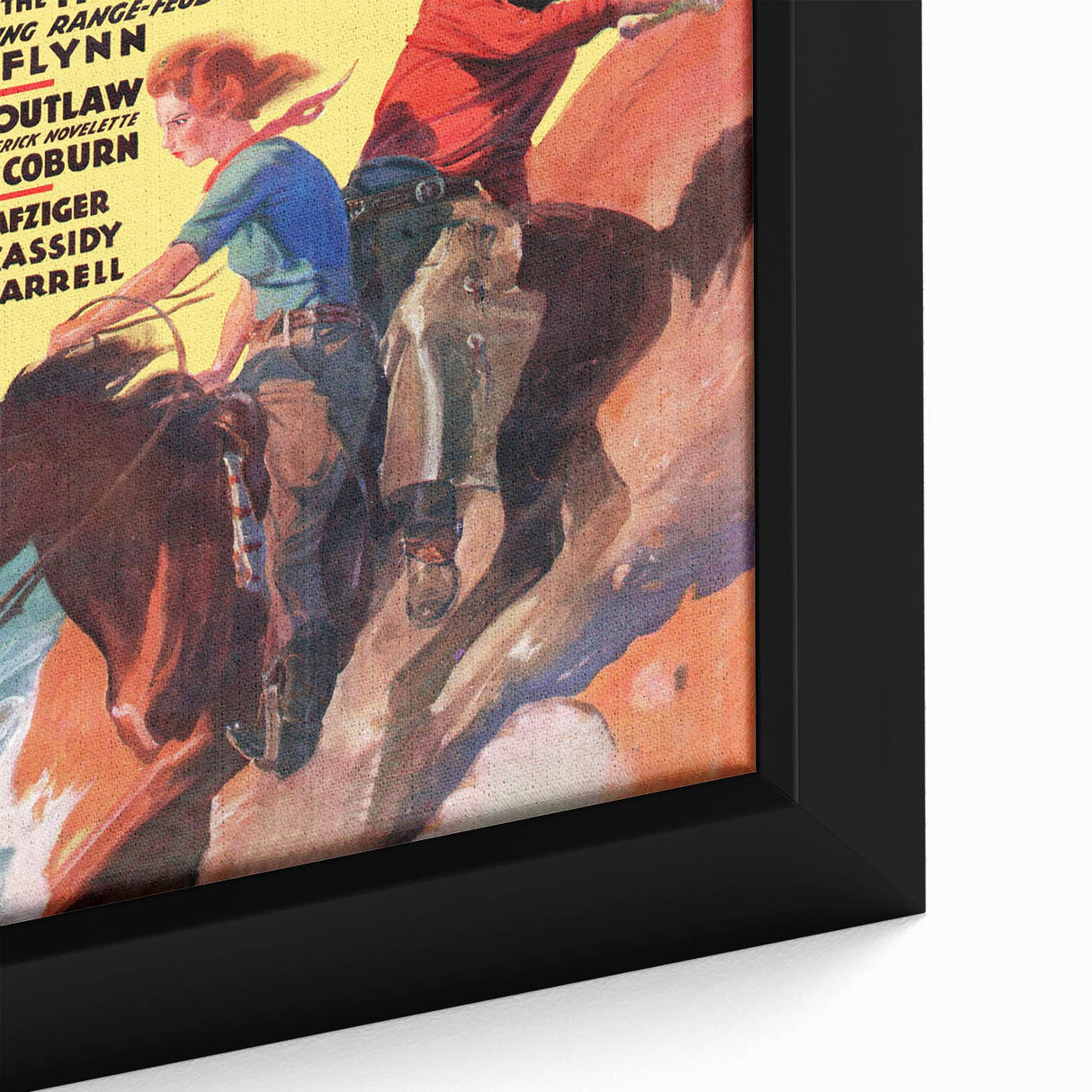 Vintage Magazine Cover Art - Dime Western Magazine Retro Print