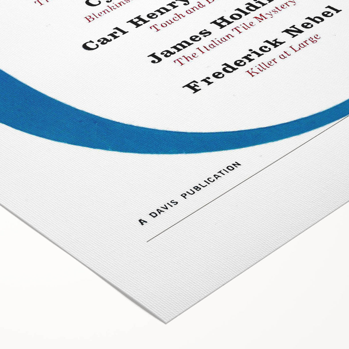 Ellery Queen’s Vintage Magazine Cover Art - Retro Mystery Print