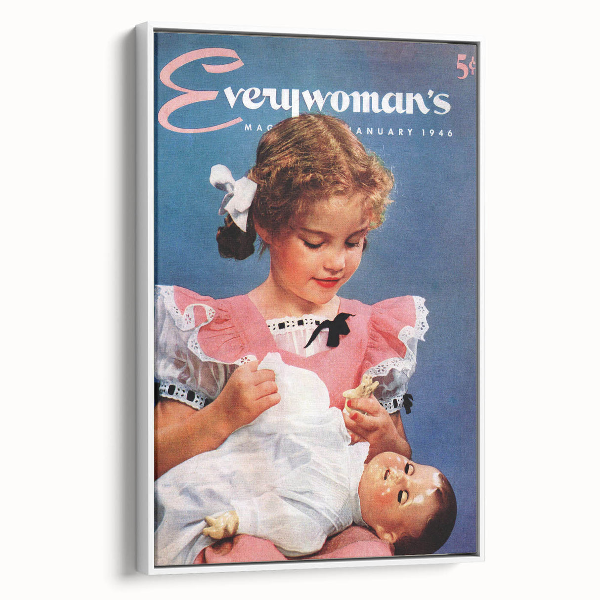 Everywoman’s Vintage Magazine Cover - Retro 1946 Wall Art Print
