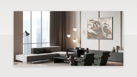 Minimalist Abstract Strokes and Lines Art Canvas