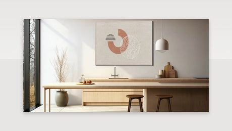 Modern Abstract Geometric Strokes Art - Minimalist Line Design