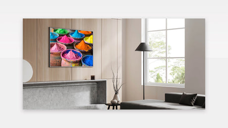 Vibrant Holi Colors - Indian Festival of Colors Wall Art