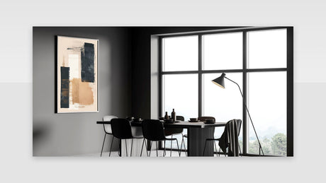 Vintage Modern Style Wall Art - Retro Minimalist Geometric Abstract
