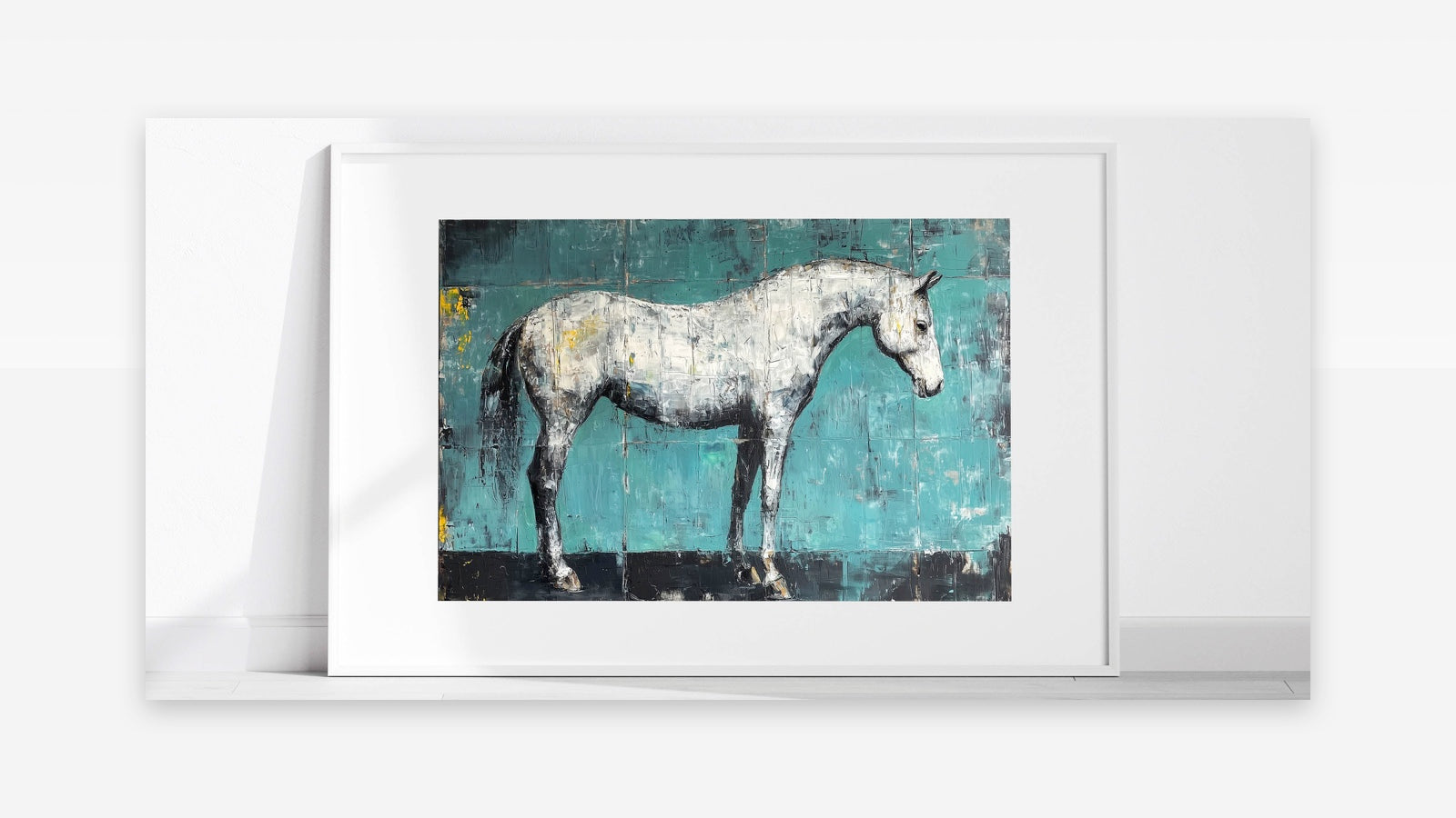 Abstract Horse Painting - Wildlife Art for Home Decor