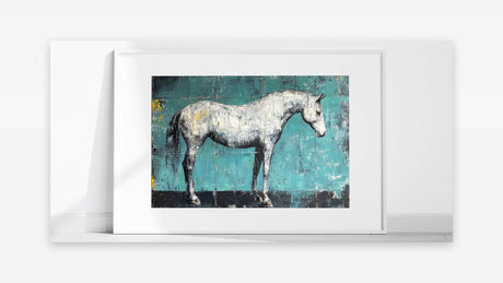 Abstract Horse Painting - Wildlife Art for Home Decor