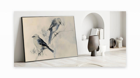 Serene Songbirds Artwork - Animal Canvas Prints for Home Decor