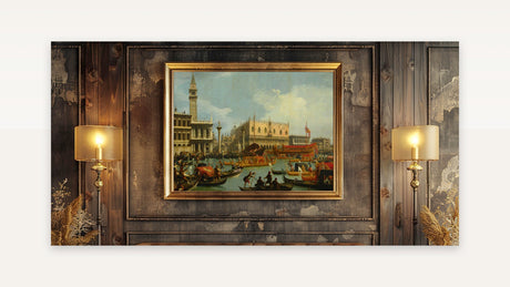 Baroque and Rococo Wall Art - Timeless Venetian Historical Print