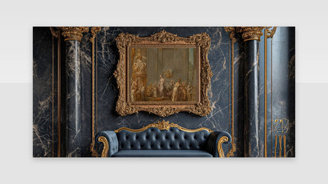 Baroque and Rococo Art - Elegant Antique Classic Art Print Décor