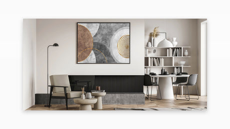 Earthen Harmony Abstracts - Neutral Minimalist Modern Abstract Wall Art
