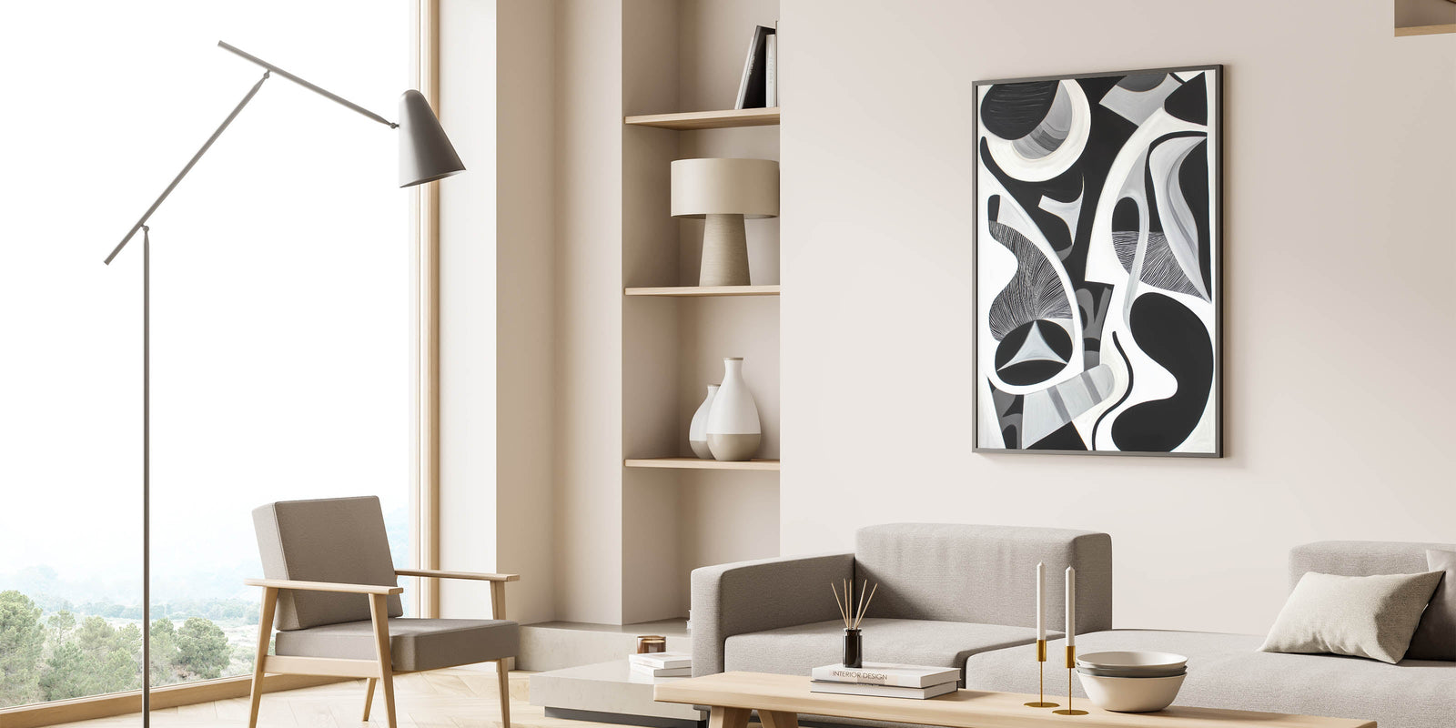 Abstract vs Minimalist Wall Art