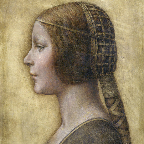 Expressionless portrait wall art from the 'Art Style by Period' collection available as a canvas print or poster.